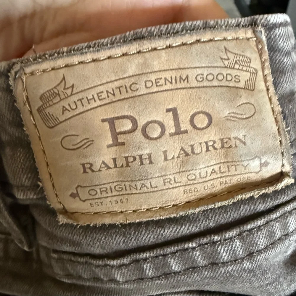 Polo Ralph Lauren The Sullivan Slim Jeans Mens SZ 40X31 Brown Straight